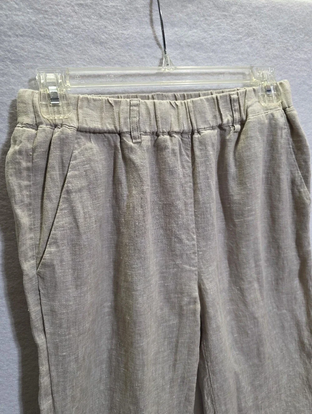 QUINCE 100% EUROPEAN LINEN PANTS FLAX SZ XS